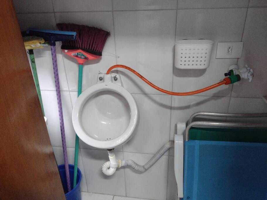 100 M Da Praia Elevador Garagem E Portao Automatico Appartement Mongaguá Buitenkant foto